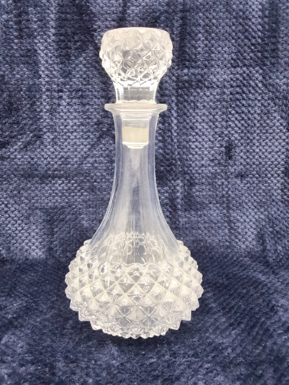 Vintage Cristal d'Arques-Durand Longchamp 24% Lead Crystal Decanter with Stopper